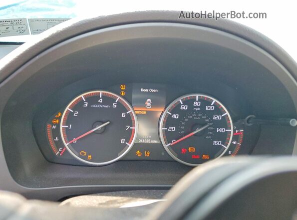 19UDE2F88KA002038 2019 ACURA ILX Blue Instrument cluster view