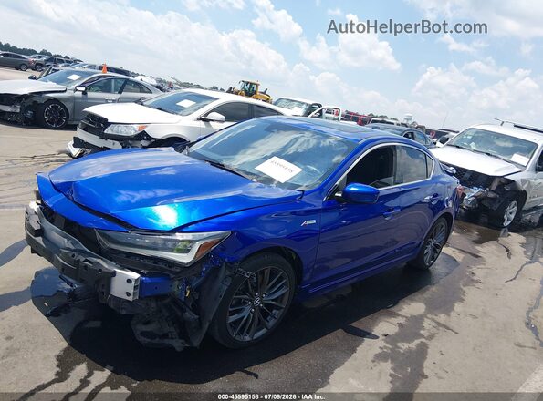 19UDE2F89LA008349 2020 ACURA ILX Blue Front left