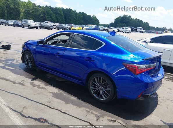 19UDE2F89LA008349 2020 ACURA ILX Blue Rear left