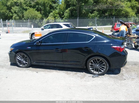 19UDE2F8XLA006772 2020 ACURA ILX Black Widok wnętrza 360 stopni