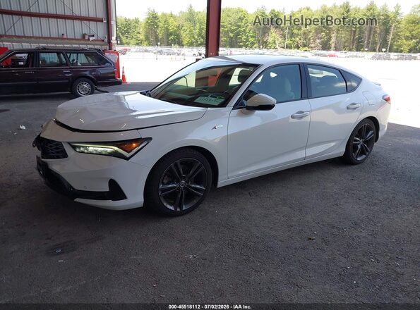 19UDE4G75PA005228 2023 ACURA INTEGRA White Առջևի ձախ երեք քառորդ տեսարան