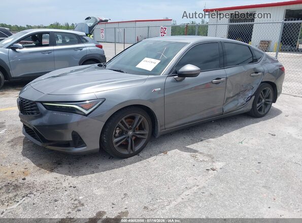 19UDE4H33RA024200 2024 ACURA INTEGRA Gray Vista tres cuartos delantera izquierda