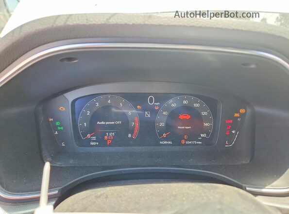 19UDE4H37RA016441 2024 ACURA INTEGRA White Սարքավորումների վահանակի տեսք