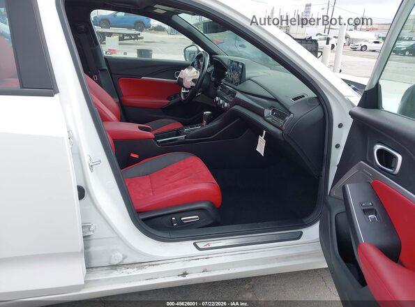 19UDE4H60SA014451 2025 ACURA INTEGRA White Widok wnętrza z przodu
