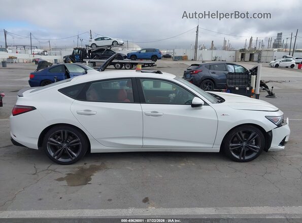19UDE4H60SA014451 2025 ACURA INTEGRA White Widok zestawu wskaźników
