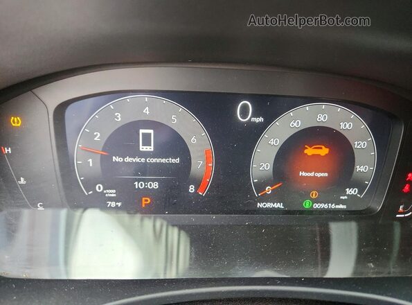 19UDE4H65SA015918 2025 ACURA INTEGRA White Вид щитка приладів