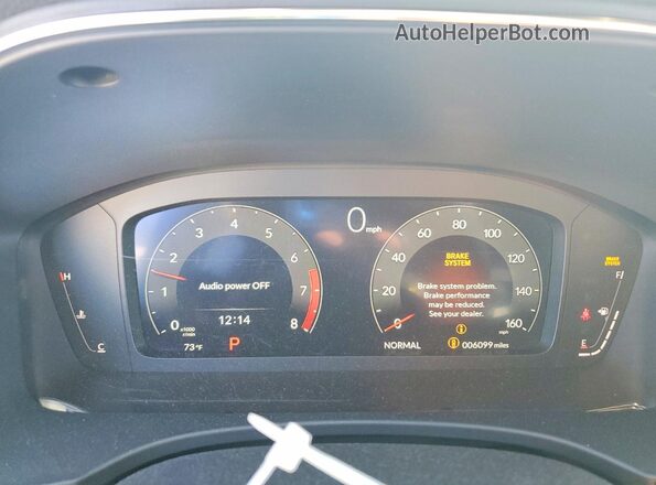 19UDE4H66TA004914 2026 ACURA INTEGRA Blue Vista del cuadro de instrumentos