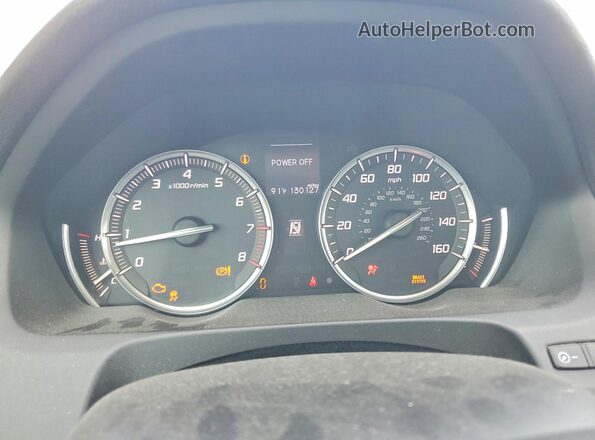 19UUB1F30GA007846 2016 ACURA TLX Burgundy ხელსაწყოთა პანელის ხედი