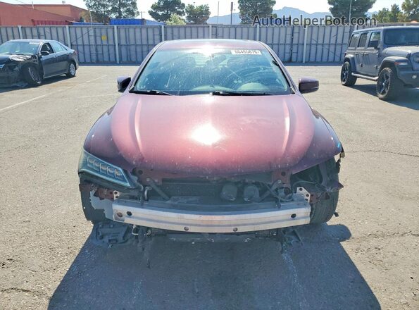 19UUB1F30GA007846 2016 ACURA TLX Burgundy წინა ხედი
