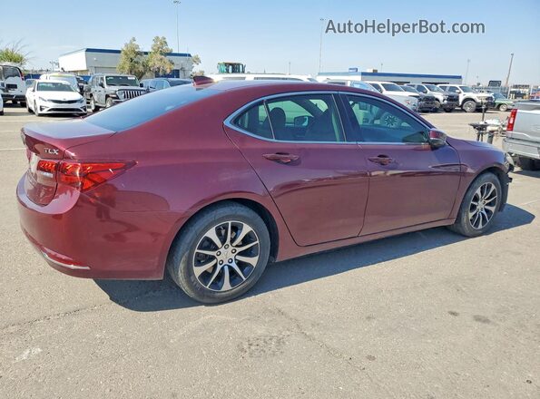 19UUB1F30GA007846 2016 ACURA TLX Burgundy უკანა მარჯვენა