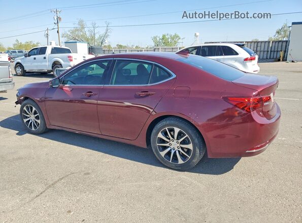19UUB1F30GA007846 2016 ACURA TLX Burgundy უკანა მარცხენა