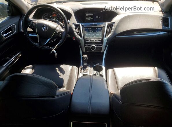 19UUB1F30JA003576 2018 ACURA TLX Blue Առջևի վահանակի տեսք