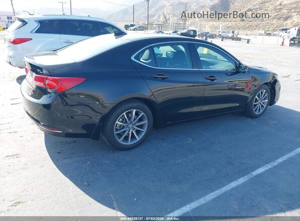 19UUB1F30JA003707 2018 ACURA TLX Black Vista interior trasera