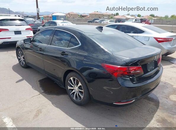19UUB1F31GA008729 2016 ACURA TLX Black Trasero izquierdo