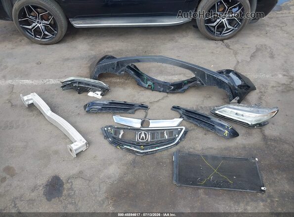 19UUB1F31GA008729 2016 ACURA TLX Black Vista del cuadro de instrumentos