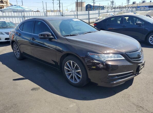 19UUB1F31HA010384 2017 ACURA TLX Brown Front right