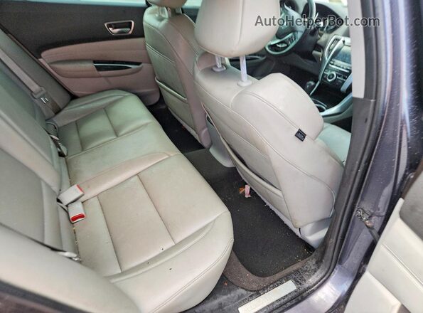 19UUB1F31KA004205 2019 ACURA TLX Gray Vista de los asientos traseros