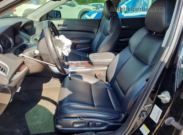 19UUB1F32GA002034 2016 ACURA TLX Black Вид салону спереду