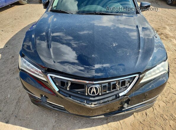 19UUB1F32GA002034 2016 ACURA TLX Black Вид задньої частини салону