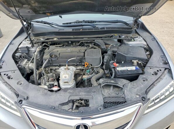 19UUB1F32HA004867 2017 ACURA TLX Silver Rear interior view