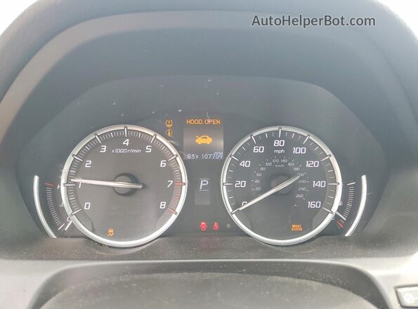 19UUB1F32HA004867 2017 ACURA TLX Silver Instrument cluster view