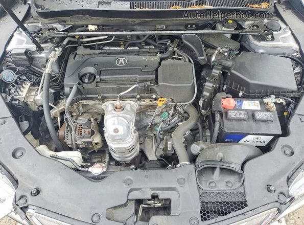 19UUB1F32HA004870 2017 ACURA TLX Silver Вид задньої частини салону