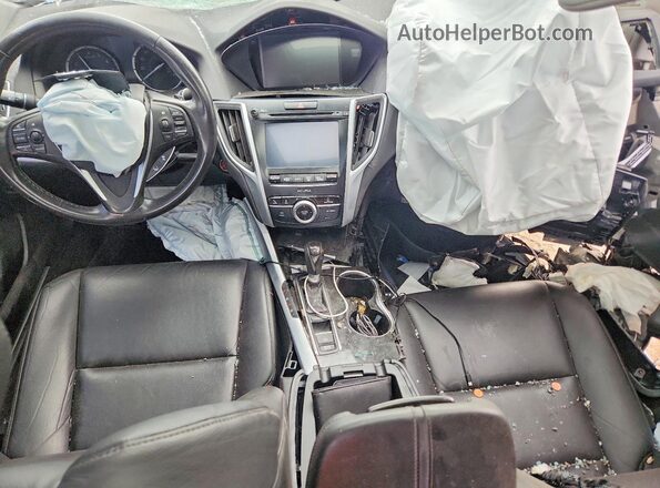 19UUB1F32KA011129 2019 ACURA TLX White Առջևի վահանակի տեսք