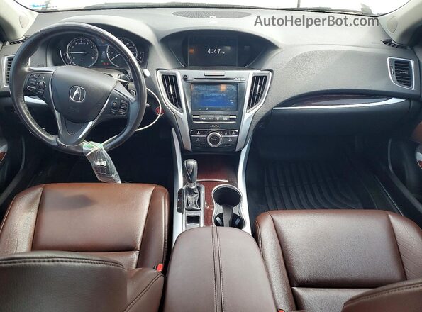 19UUB1F33GA010787 2016 ACURA TLX White Вид панелі приладів