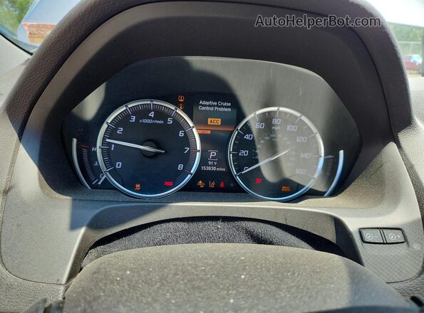 19UUB1F33KA008269 2019 ACURA TLX Silver Вид щитка приладів