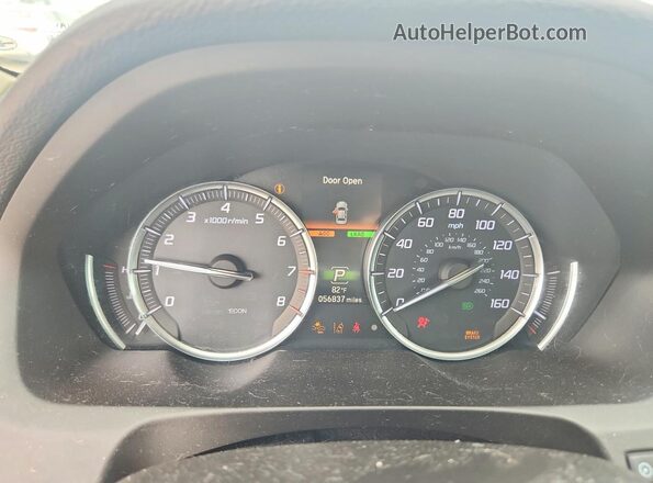 19UUB1F33KA010751 2019 ACURA TLX White ხელსაწყოთა პანელის ხედი