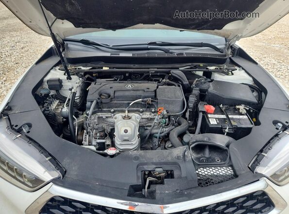 19UUB1F33KA010751 2019 ACURA TLX White უკანა სალონის ხედი