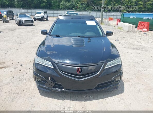 19UUB1F34HA006877 2017 ACURA TLX Black Սարքավորումների վահանակի տեսք