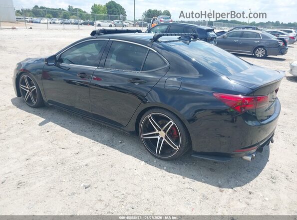 19UUB1F34HA006877 2017 ACURA TLX Black Հետևի ձախ