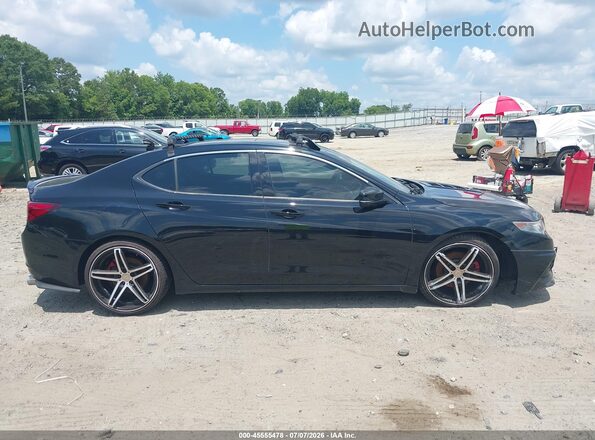 19UUB1F34HA006877 2017 ACURA TLX Black Սալոնի հետևի տեսք