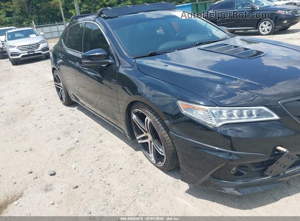 19UUB1F34HA006877 2017 ACURA TLX Black Դիմացի տեսք