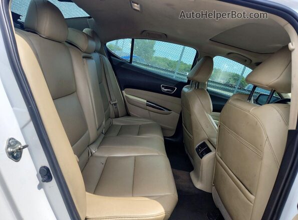 19UUB1F34JA000468 2018 ACURA TLX White Rear seats view