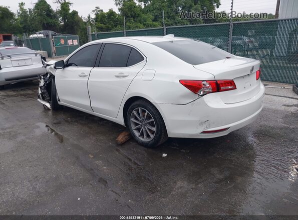 19UUB1F34JA006660 2018 ACURA TLX White უკანა მარცხენა