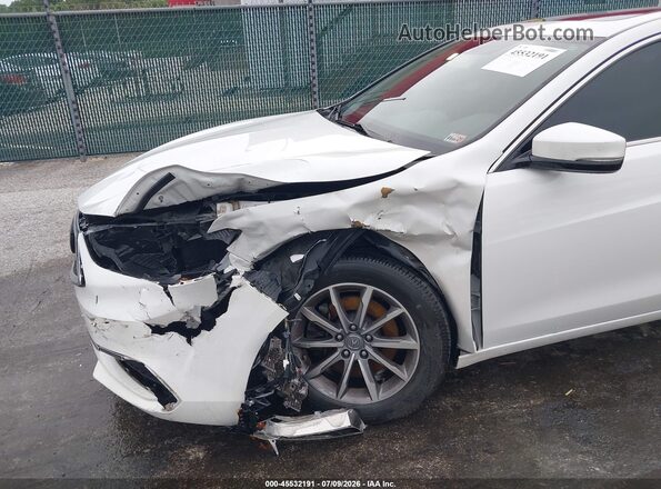 19UUB1F34JA006660 2018 ACURA TLX White წინა ხედი