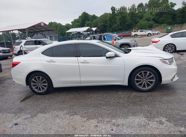 19UUB1F34JA006660 2018 ACURA TLX White უკანა სალონის ხედი