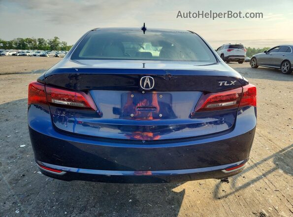 19UUB1F35GA001556 2016 ACURA TLX Blue Vista trasera