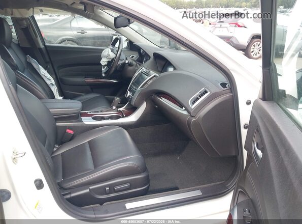 19UUB1F35GA004604 2016 ACURA TLX White Vista interior delantera