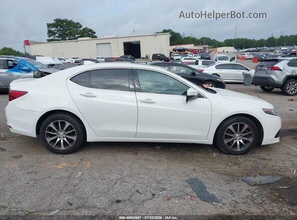 19UUB1F35GA004604 2016 ACURA TLX White Vista del cuadro de instrumentos