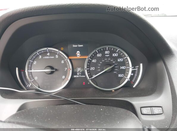 19UUB1F35KA007849 2019 ACURA TLX Black Вид задніх сидінь