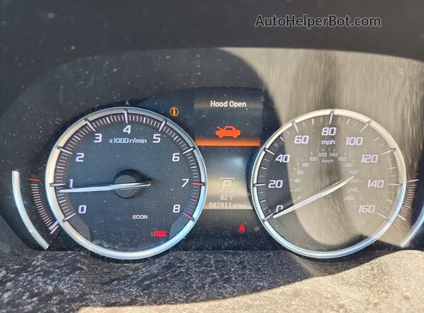 19UUB1F35LA005908 2020 ACURA TLX Gray Instrument cluster view