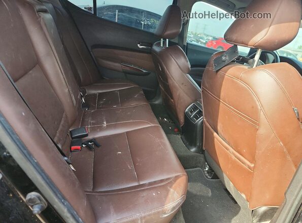 19UUB1F36GA000741 2016 ACURA TLX Black Rear seats view