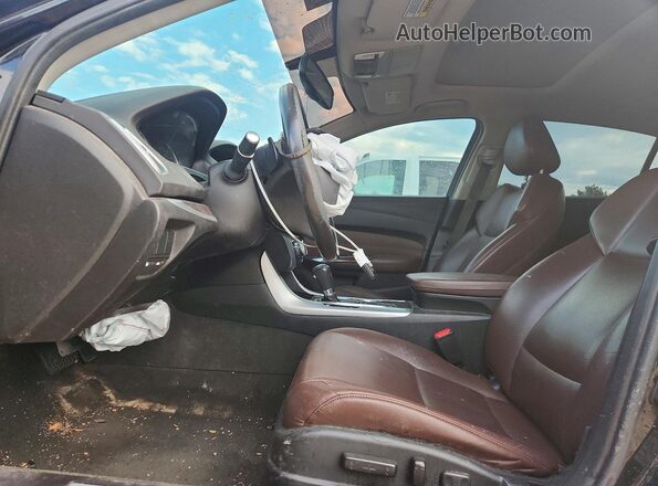 19UUB1F36GA000741 2016 ACURA TLX Black Front interior view