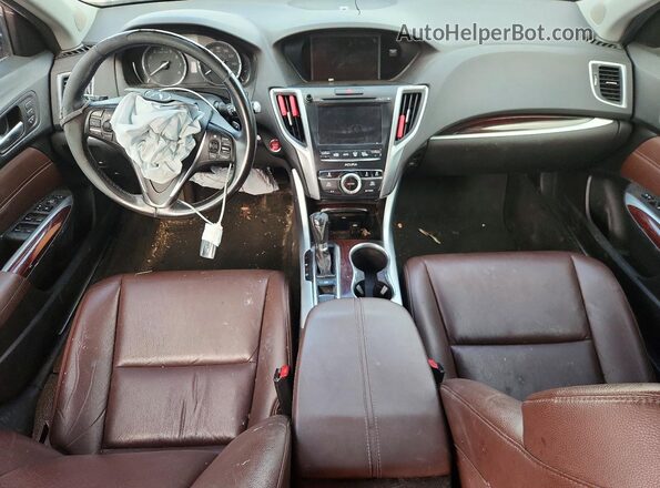 19UUB1F36GA000741 2016 ACURA TLX Black Dashboard view