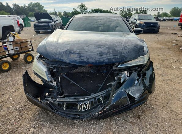 19UUB1F36GA000741 2016 ACURA TLX Black Rear interior view