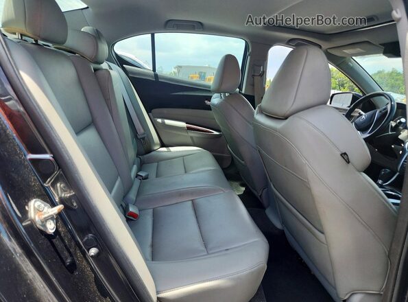 19UUB1F36GA002585 2016 ACURA TLX Gray Вид задніх сидінь