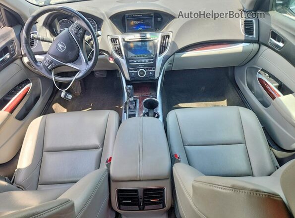 19UUB1F36GA002585 2016 ACURA TLX Gray Вид панелі приладів